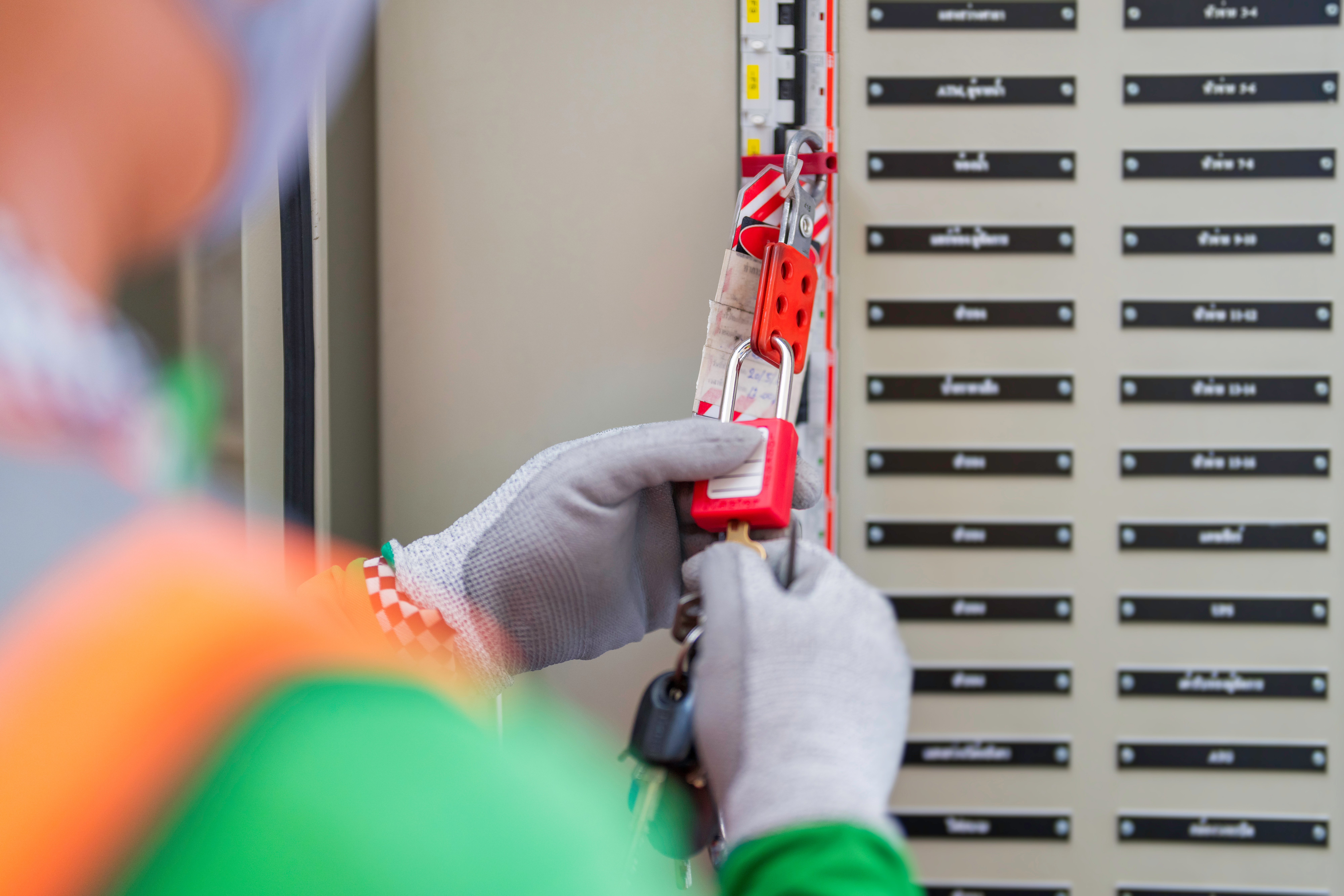 Lockout Tagout of a machine-specific process