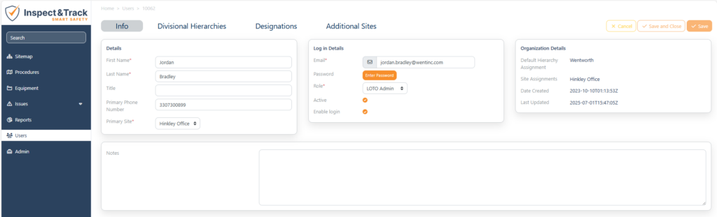 User Assignments and Scoping