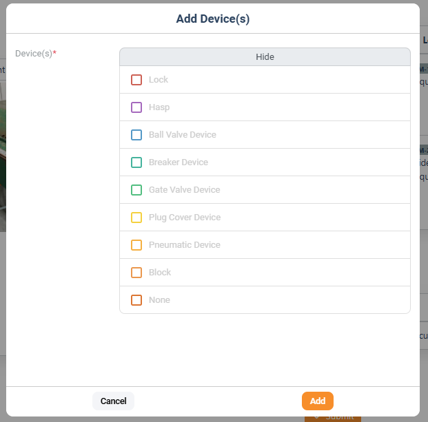 LOTO Device Setup