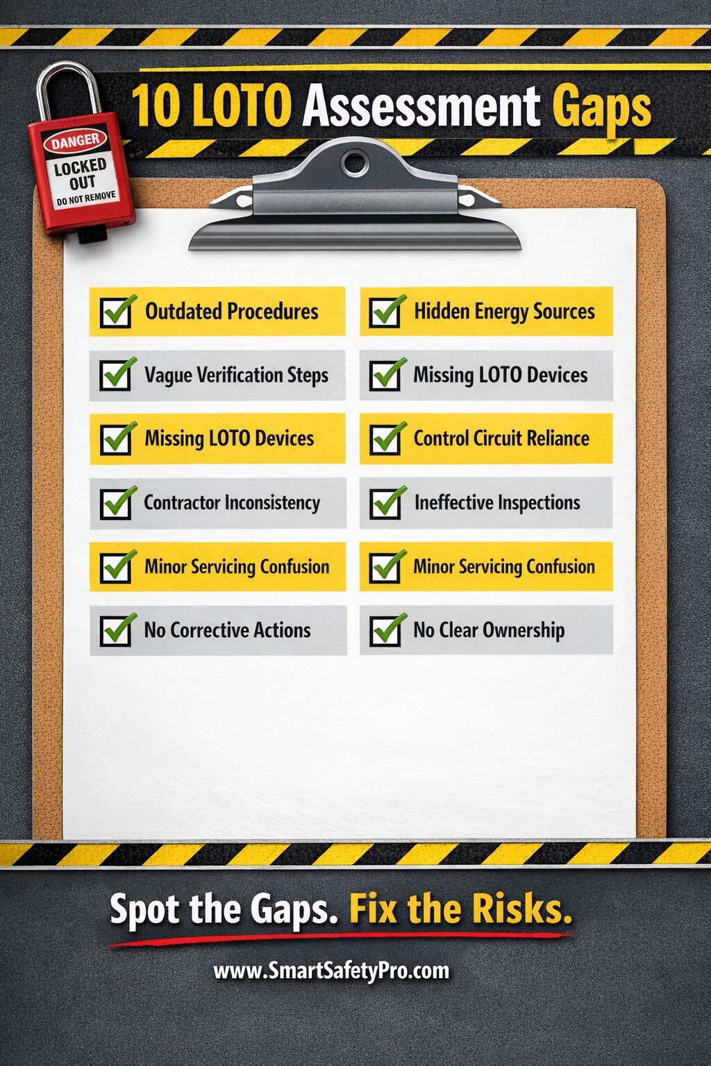LOTO Program Assessment LOTO program assessment LOTO Program Assessment: 10 Hidden Gaps That Cause Real Lockout Failures